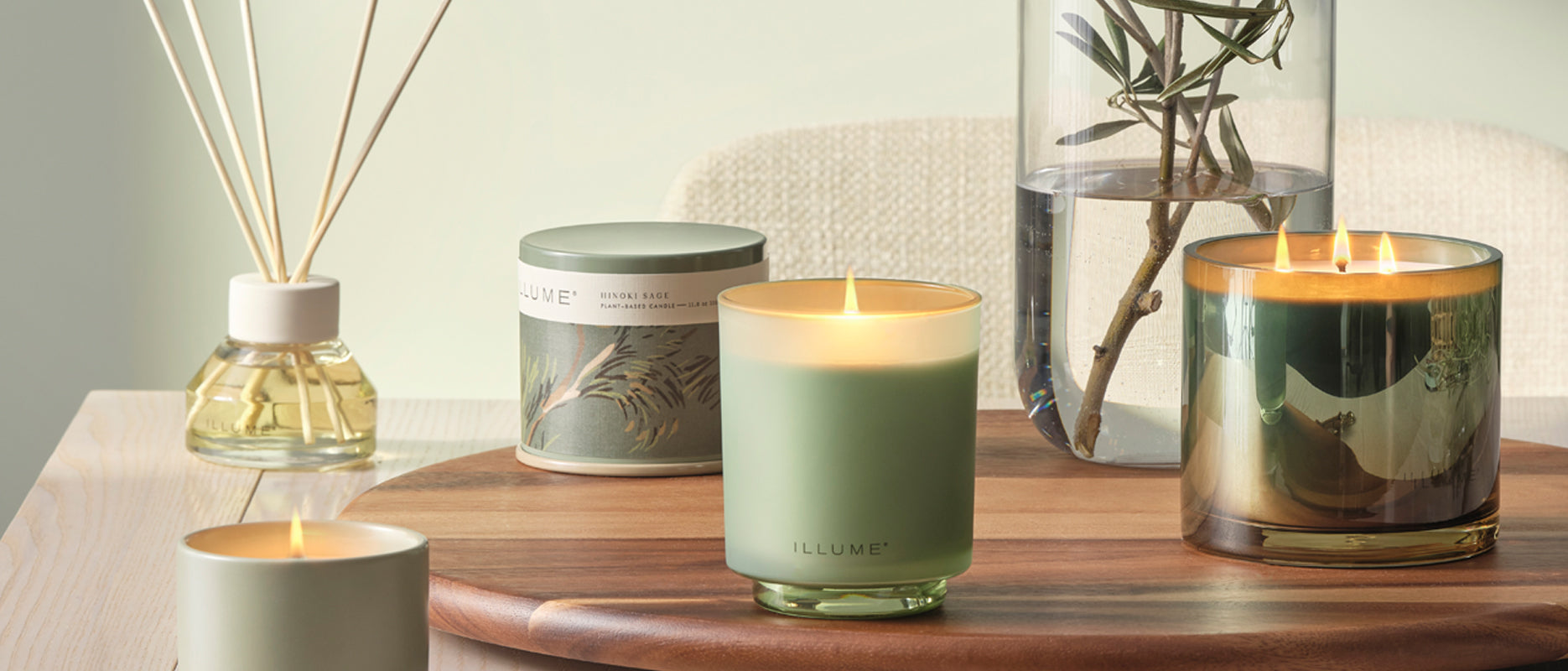 Green + Herbal - Illume Candles