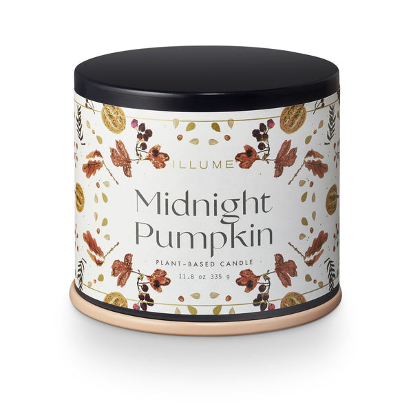 Midnight Pumpkin Vanity Tin Candle - Illume Candles - 46263058000