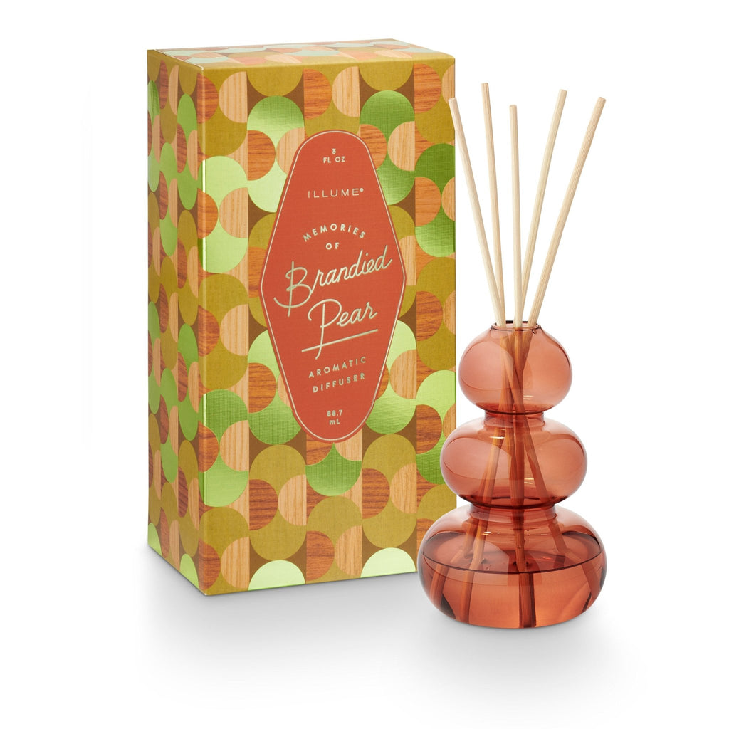 Brandied Pear Bubbled Diffuser - Illume Candles - 46312001000