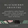 Blackberry Absinthe Small Fragranced Pillar Candle - Illume Candles - 46272329000