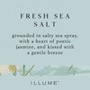 Fresh Sea Salt Large Baltic Glass Candle - Illume Candles - 46274341000