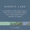 Hidden Lake Small Fragranced Pillar Candle - Illume Candles - 46272002000