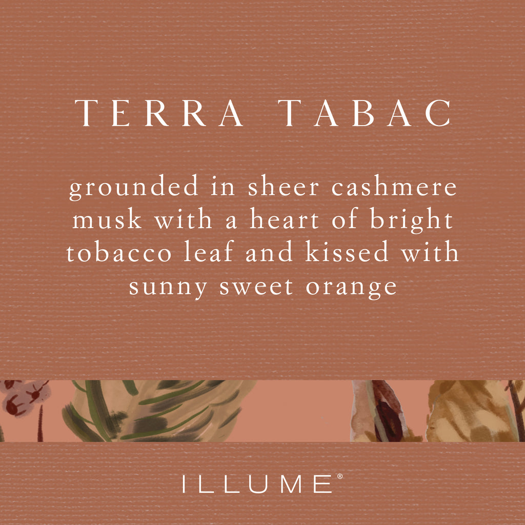 Terra Tabac Baltic Glass Candle - Illume Candles - 46267001000