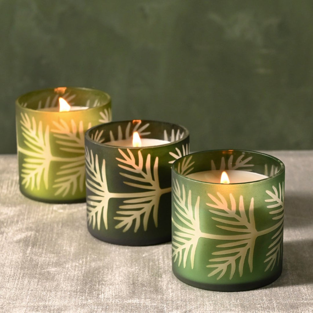 Balsam & Cedar Pine Glass Candle - Illume Candles - 46288072000