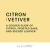 Citron and Vetiver Ceramic Candle - Illume Candles - 46268004000